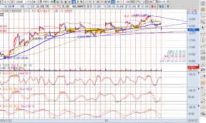 24년 3월 19일 KODEX레버리지 60분봉차트